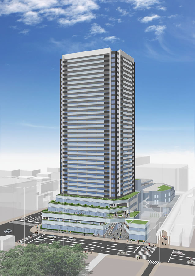高島屋南地区　複合型高層ビル内　医療モール計画