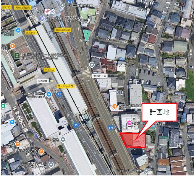 豊中市蛍池東町1丁目医療ビル計画