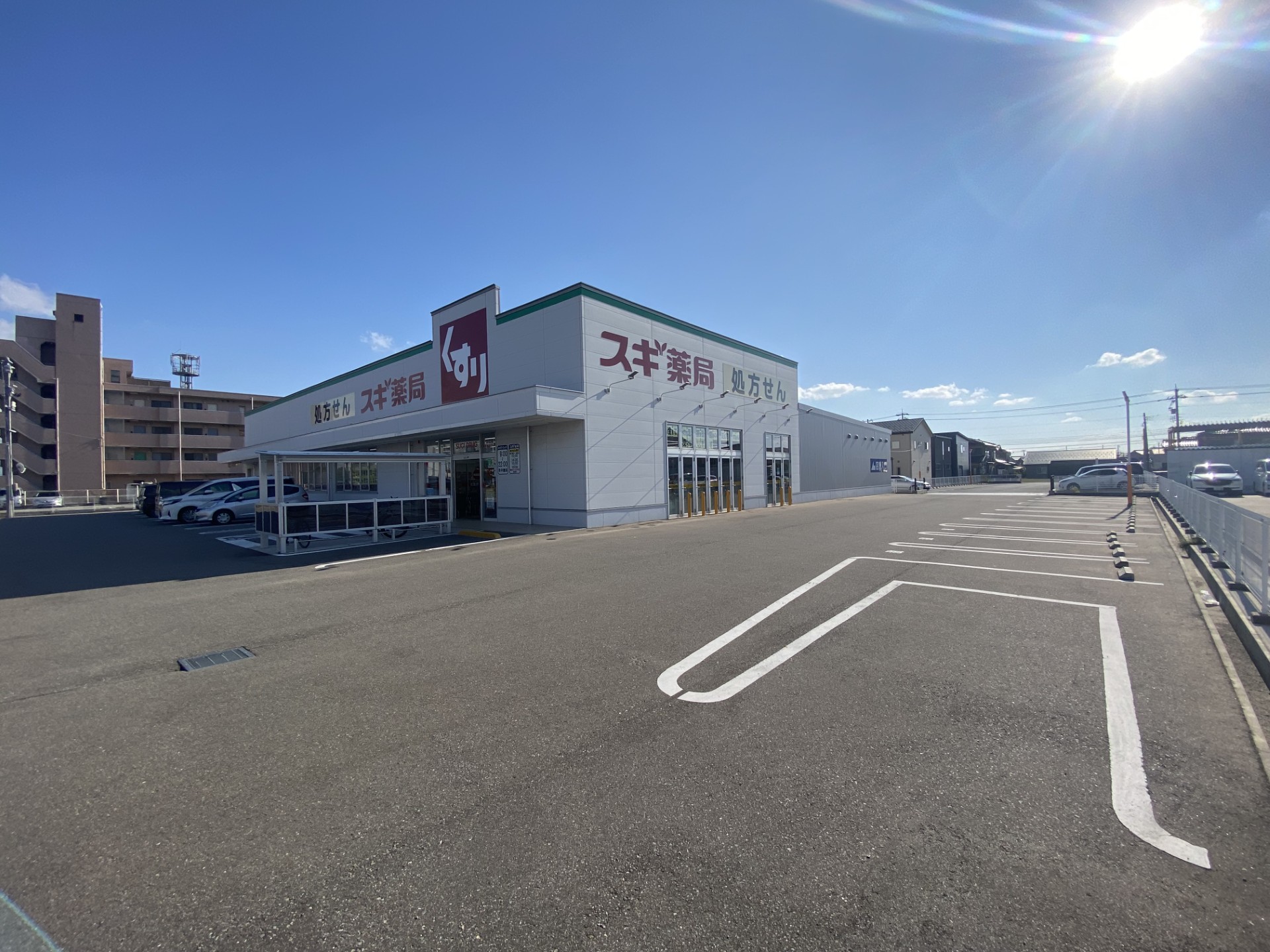 【金沢市】スギ薬局　金石店　敷地内借地