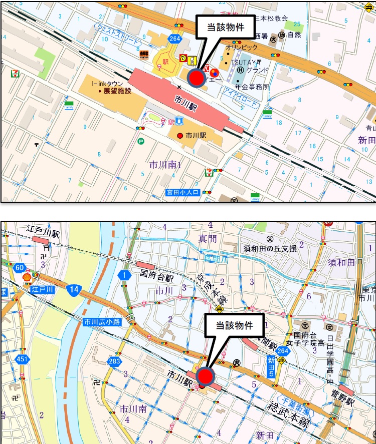 詳細へ ダイエー市川店物件