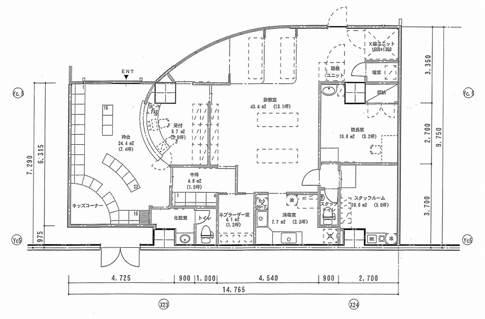 耳鼻科２設計図面